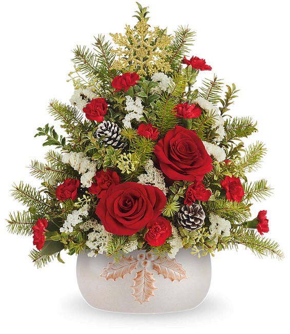 Winter Holly Tree Bouquet